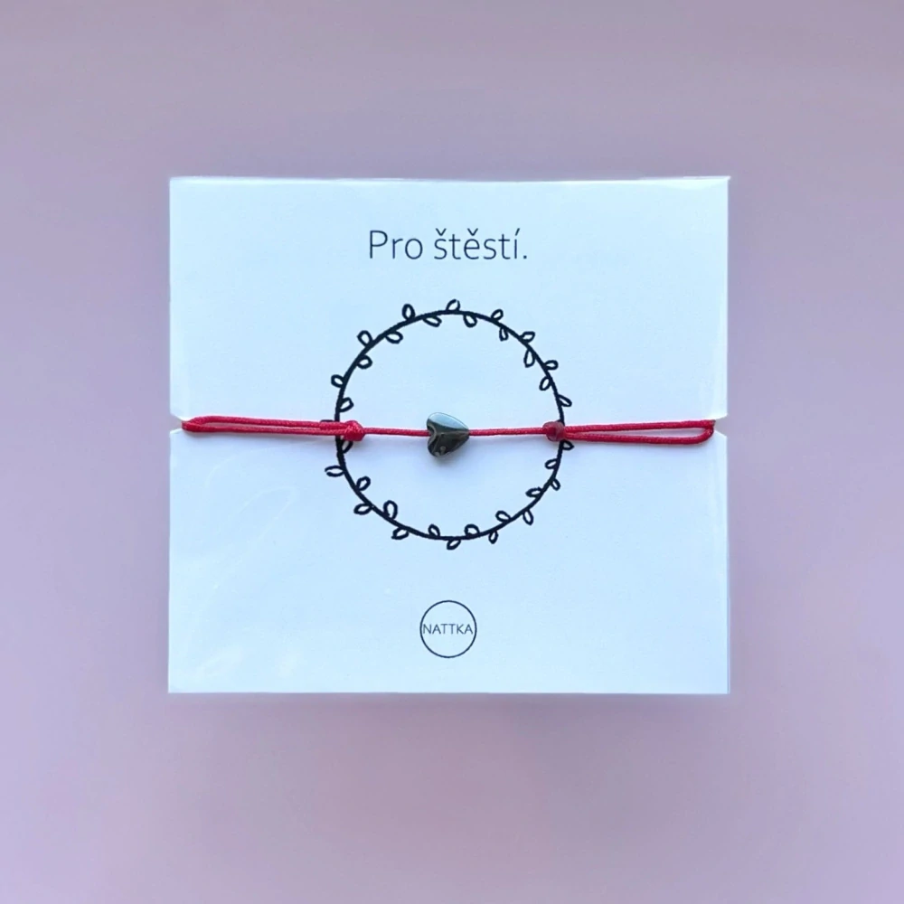 Pro štěstí - červené srdíčko