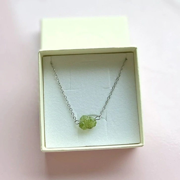 Olivín náhrdelník 