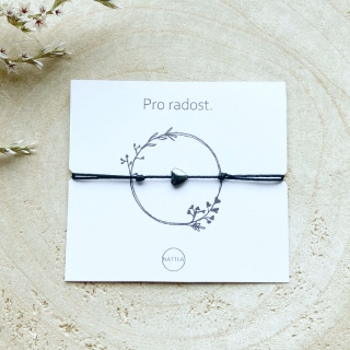 Pro radost - černé srdíčko