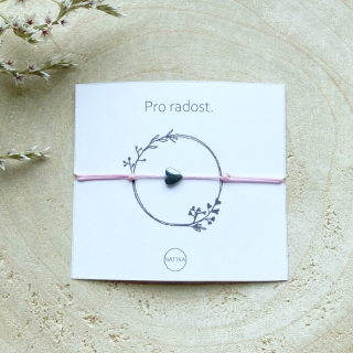 Pro radost - růžové srdíčko