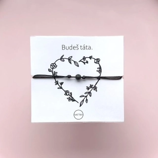 Budeš táta. - lávový kámen 