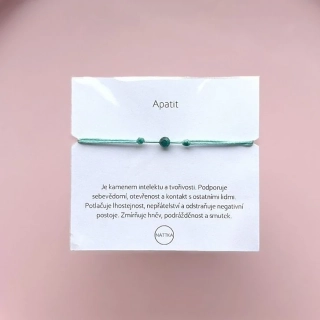 Apatit - minerální náramek 