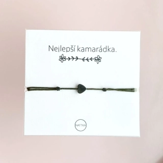 Nejlepší kamarádka - černé srdíčko