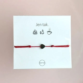 Jen tak - červené srdíčko 