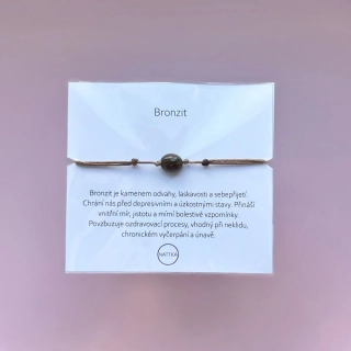 Bronzit náramek 