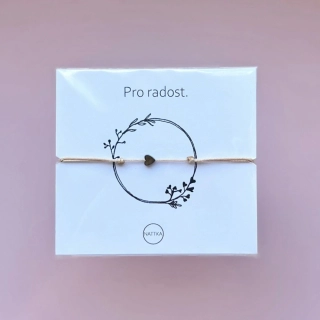 Pro radost - béžový náramek 