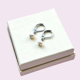 Náušnice říční perla 