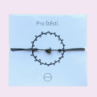 Pro štěstí náramek srdce 