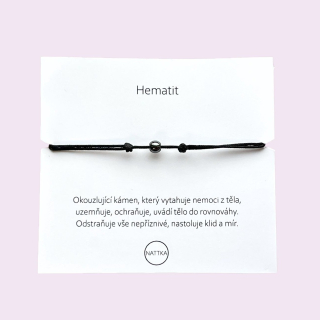 Hematit náramek 