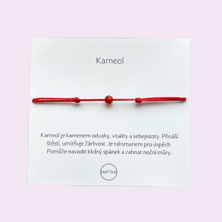 Karneol náramek 