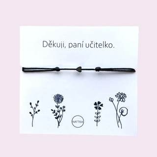 Děkuji, paní učitelko náramek