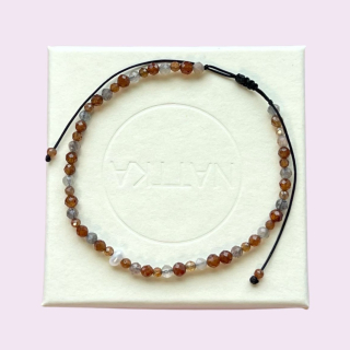 Jemný minerální náramek sluneční kámen