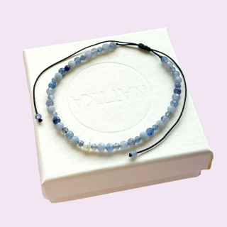 Jemný minerální náramek angelit