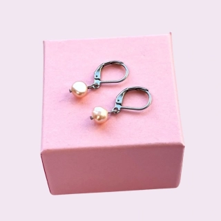 Náušnice říční perla 