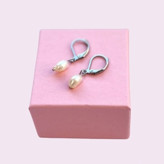 Náušnice říční perla 