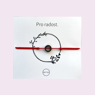 Pro radost kroužek červený 