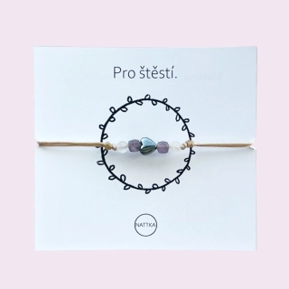 Pro štěstí ametyst/růženín